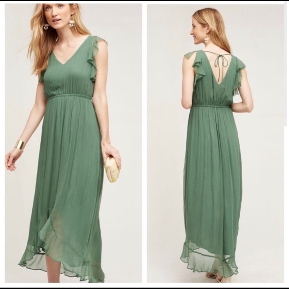 Green HD in Paris Dress (Anthropologie) Size 10